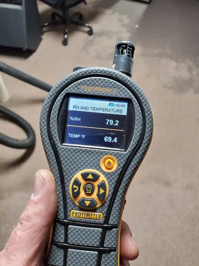 Moisture meter humidity assessment for Mold Remediation & Removal in Shelley